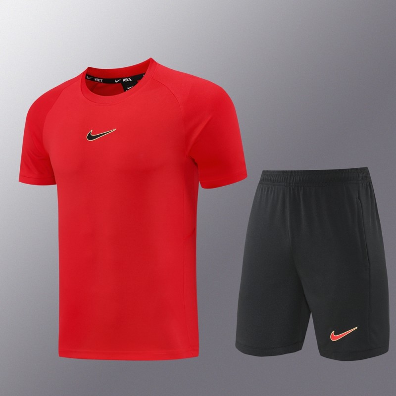 25/26 Nike Red Short Sleeve Jersey+Shorts