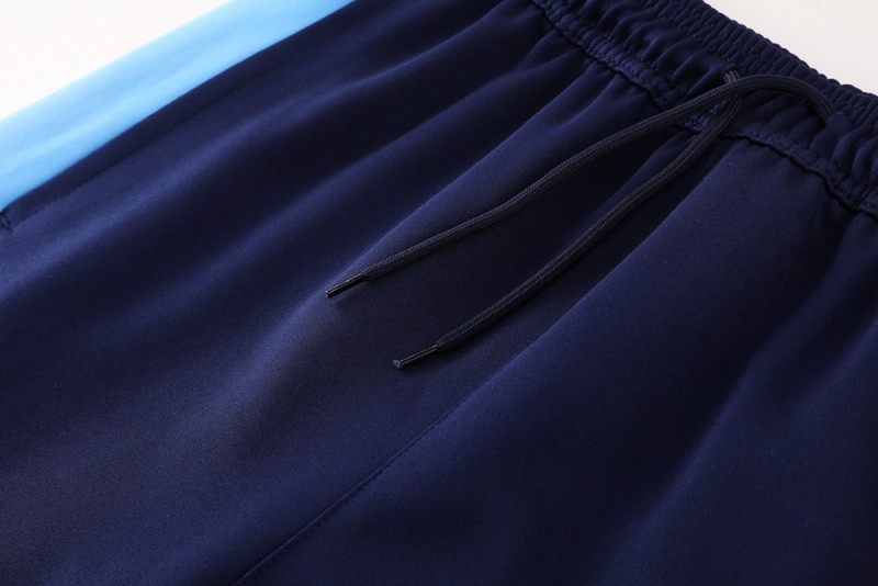 2025 NIKE Light Blue/Navy Full Zipper Jacket +Long Pants