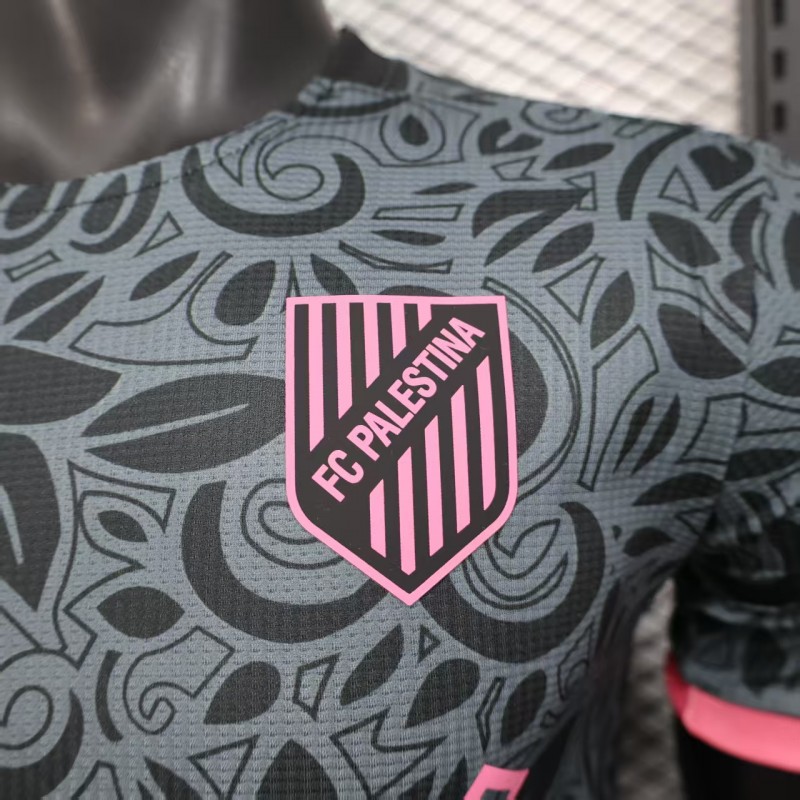 Player Version 25/26 CD Palestina Black Jersey