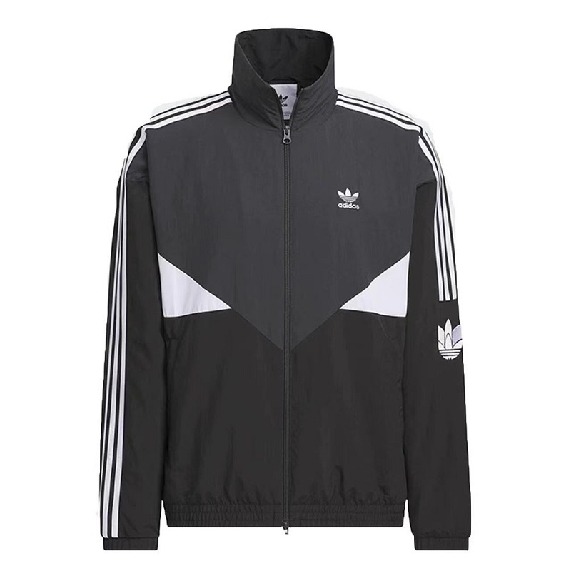 2025 Adidas Black/White Windbreaker