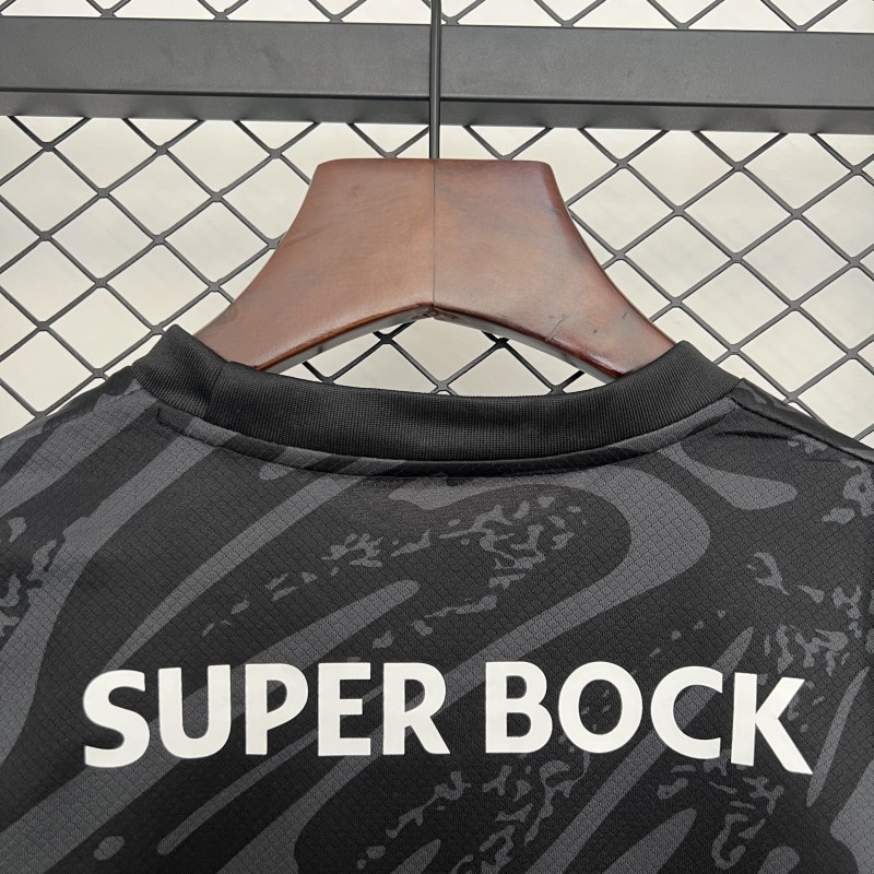 25/26 Kids Sporting Lisbon Goalkeeper Black Jersey