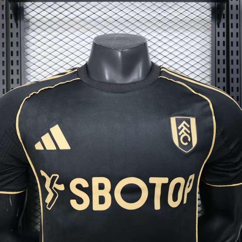 Player Version 25/26 Fulham Away Black Jersey