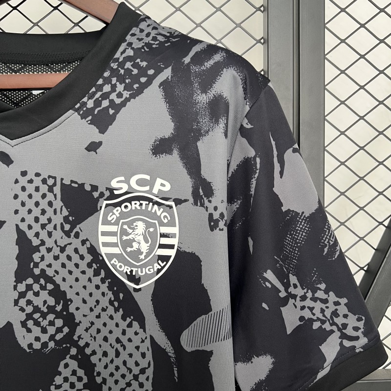 25/26 Sporting Lisbon Grey Pre-Match Jersey