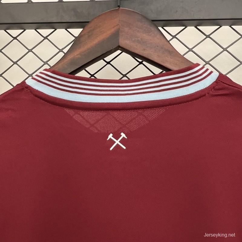 25/26 West Ham United Home Jersey