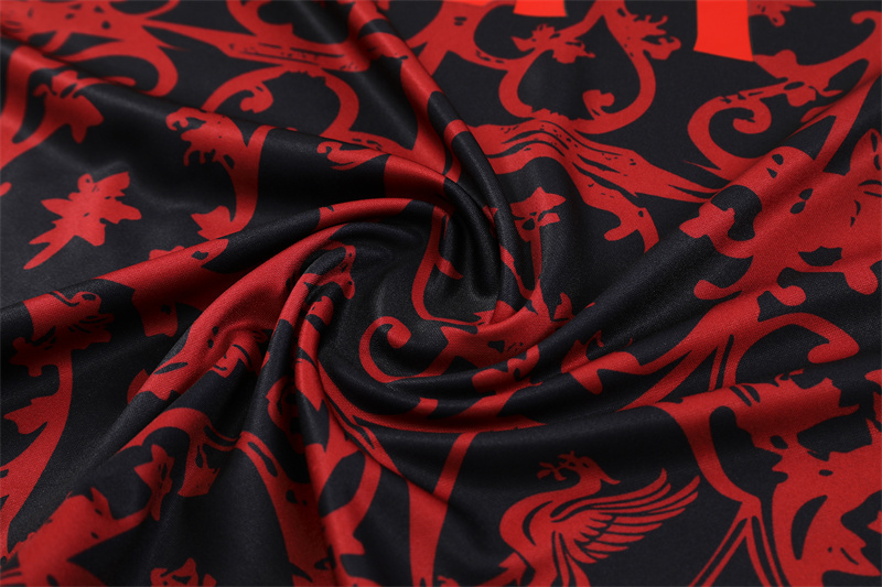 25/26 Liverpool Red Camouflage Half Zipper Jacket+Long Pants