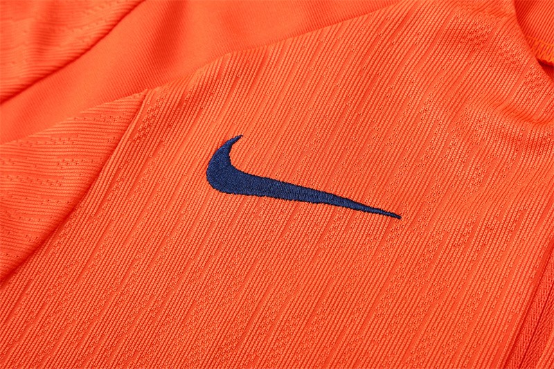 Player Version 25/26 Barcelona Orange T90 Half Zipper Jacket+Long Pants