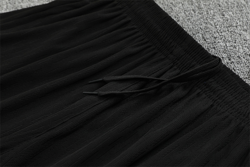 Player Version 25/26 Brazil Black Half Zipper Jacket+Long Pants