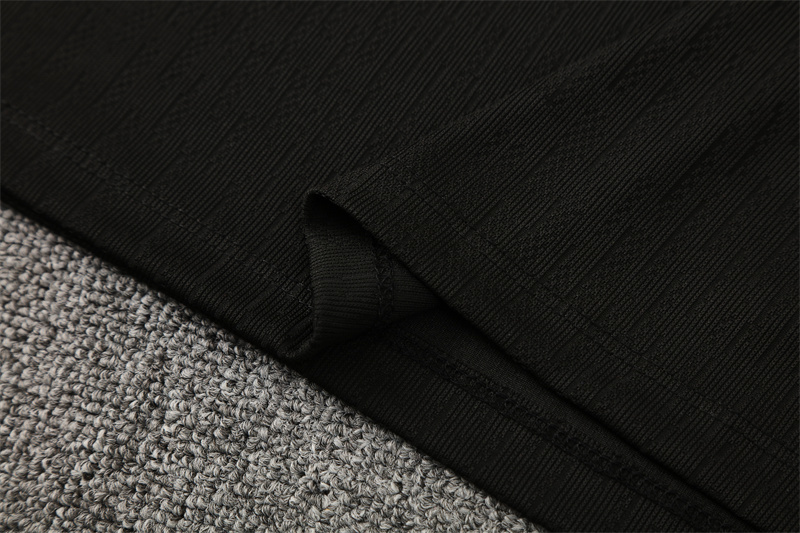Player Version 25/26 France Black Half Zipper Jacket+Long Pants