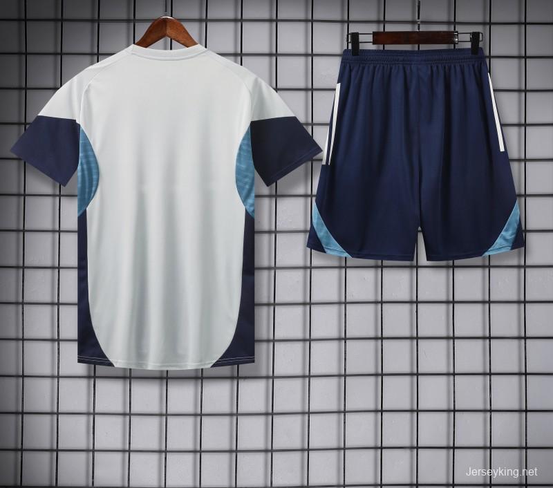 25/26 Real Madrid White Short Sleeve Jersey+Shorts