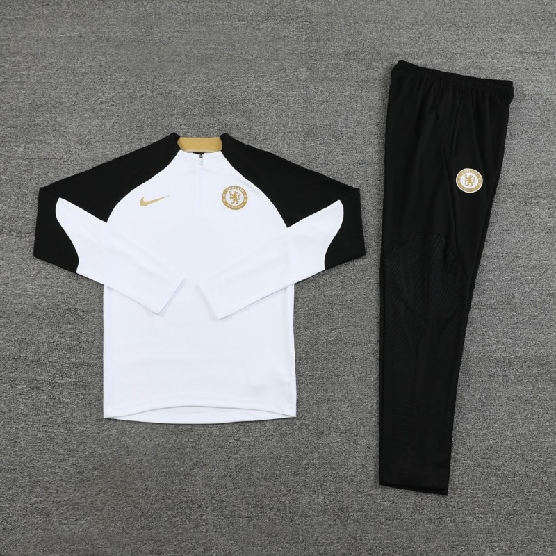 25/26 Chelsea White Half Zipper Jacket+Long Pants