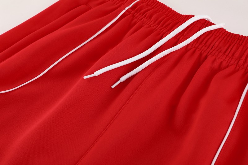 25/26 Bayern Munich Red Full Zipper Jacket+Long Pants