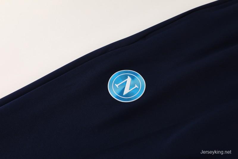 25/26 SSC Napoli Sky Blue Full zipper Jacket Tracksuit+ long pants