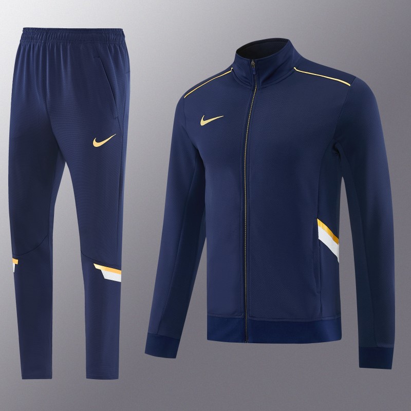 2026 NIKE Navy Full Zipper Jacket + Long Pants