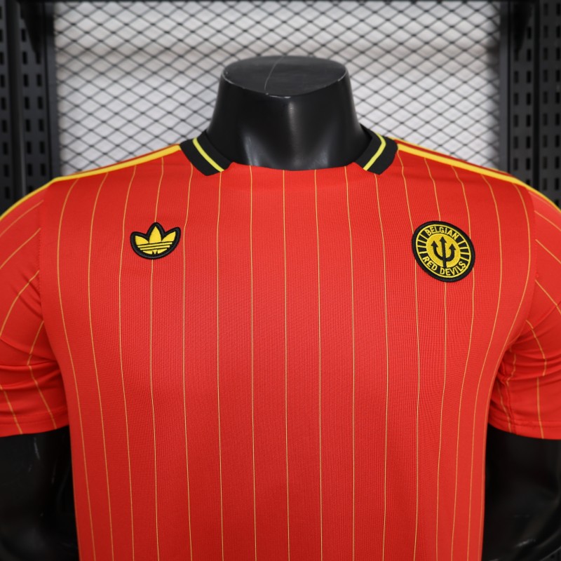 Player Version 2026 Belgium Red Terrace Icons White Jersey