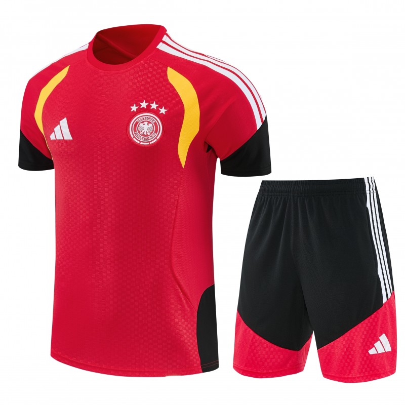 26/27  Germany Red Short Sleeve+Soccer Shorts