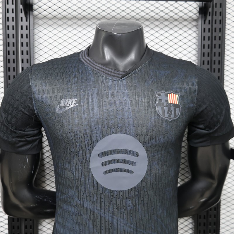 Player Version 26/27 FC Barcelona All-Black with Spotify Sponsor Special Edition Jersey