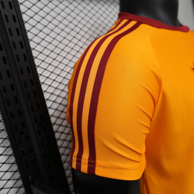 Player Version 26/27 AS Roma x Adidas Originals Orange Special Edition Jersey