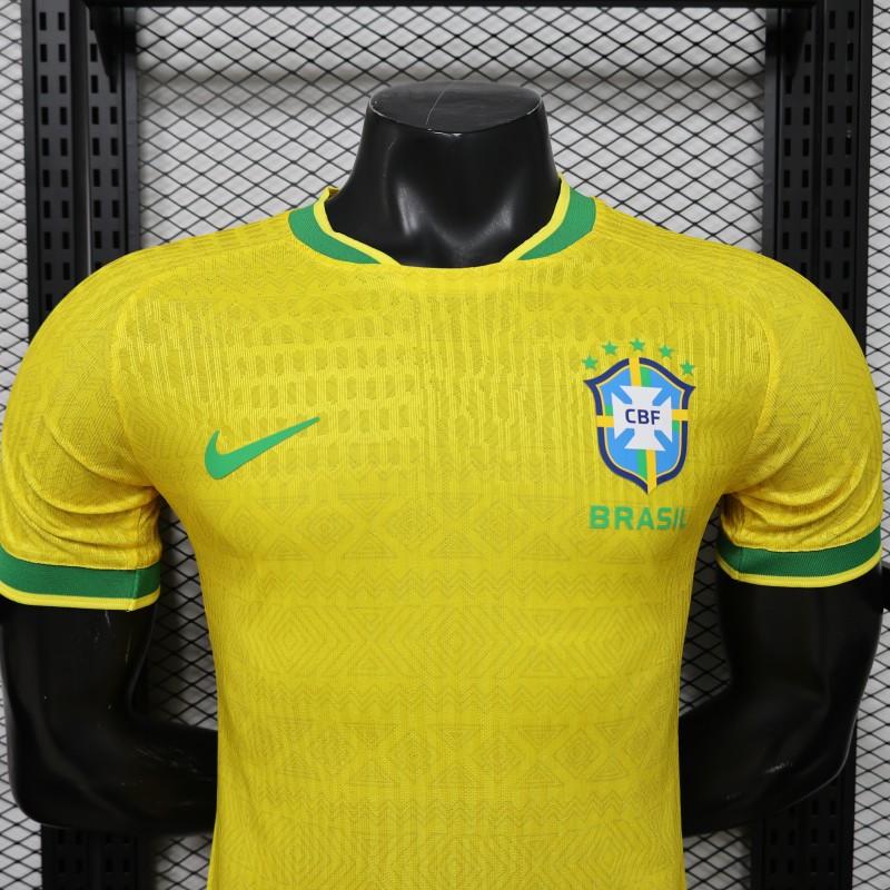 Player Version 2026 Brazil Home Yellow  Special Edition  Jersey