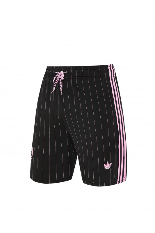 2026/27 Inter Miami CF Black Pinstripe Short Sleeve+Soccer Shorts