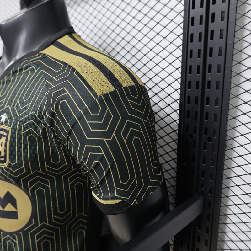 Player Version 2026 LAFC Home Black with Gold   Jersey