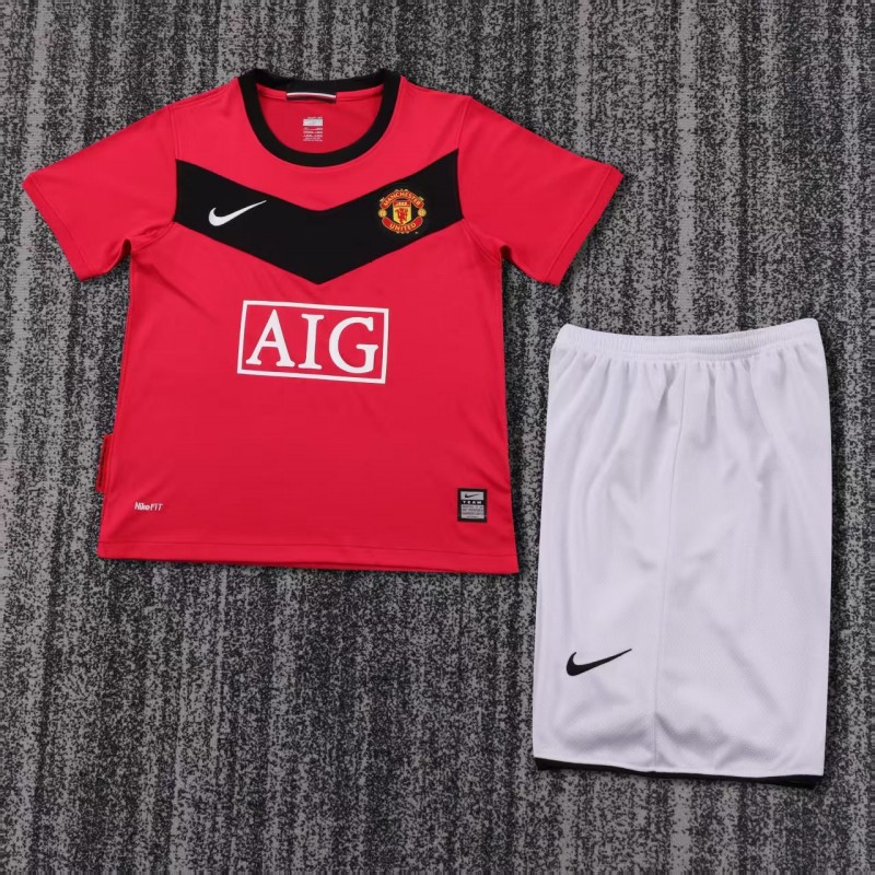 Retro Kids 10/11 Manchester United Home Jersey