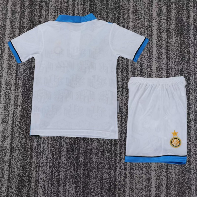 Retro Kids 94/95 Inter Milan Away White Jersey