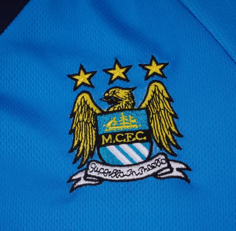 Retro Kids 97/98  Manchester City Home Jersey