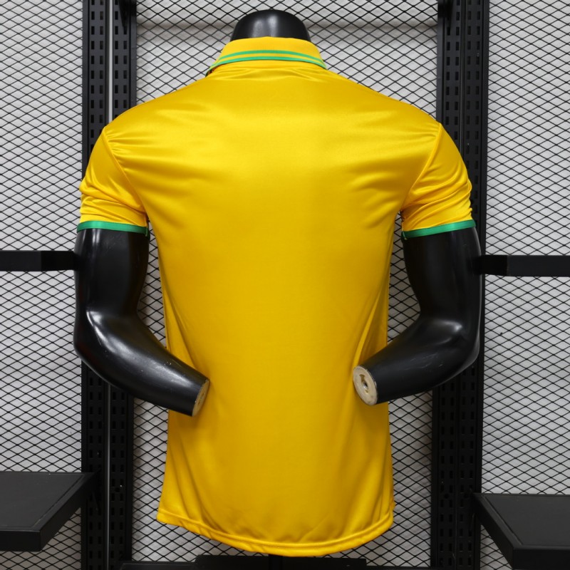 Player Version 2026 Brazil × Jordan Brand Yellow Special Edition Home Jersey