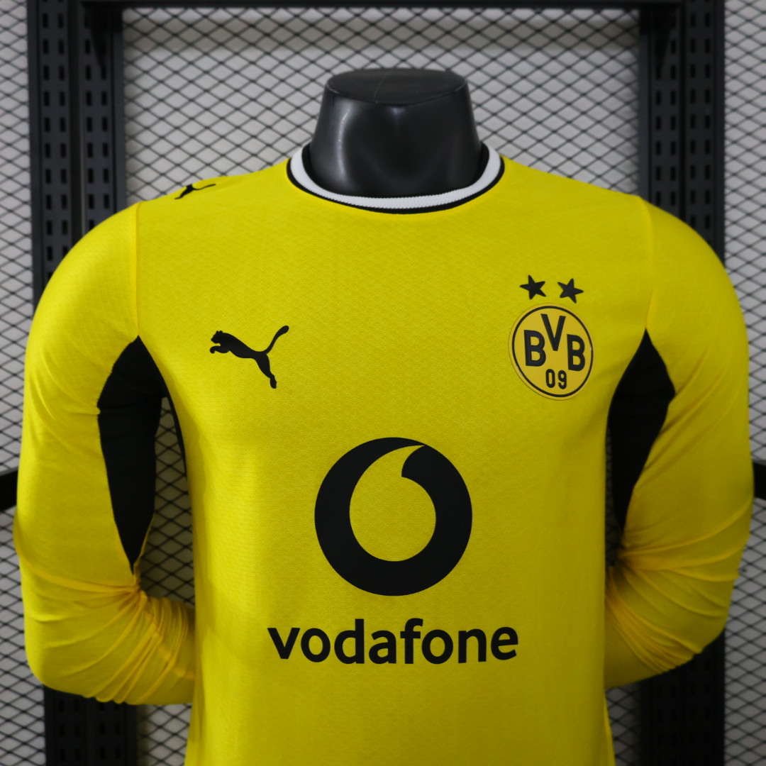 Player Version 26/27  Borussia Dortmund Yellow Home Long Sleeve Jersey