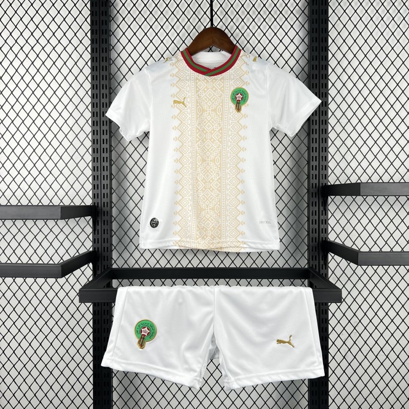 2026 Kids Morocco World Cup Away Kit