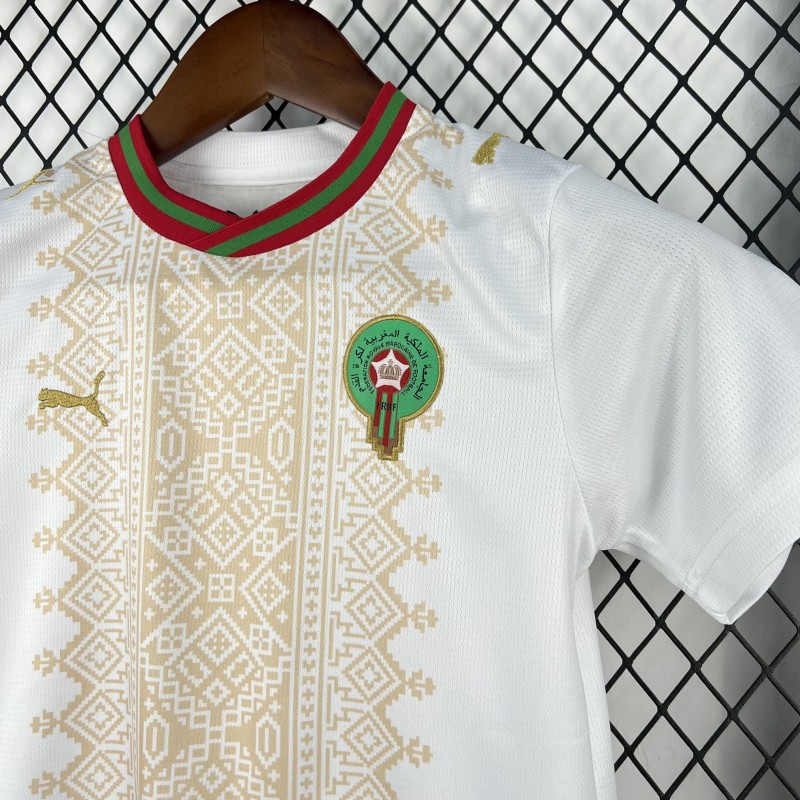 2026 Kids Morocco World Cup Away Kit