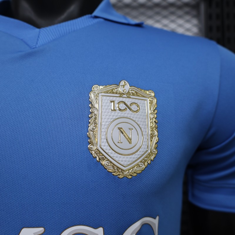 Player Version 26/27 Napoli Home Blue Jersey with NFC Chip