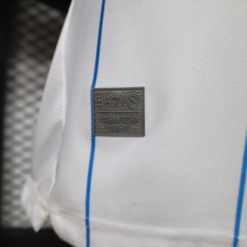 Player Version 26/27 Napoli Away White Jersey with NFC Chip