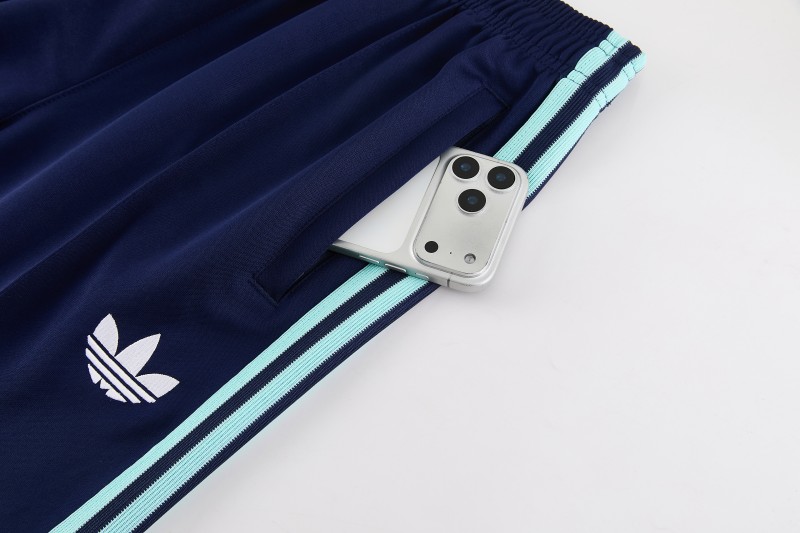 26/27 Germany  Navy Blue Full Zipper Jacket + Long Pants