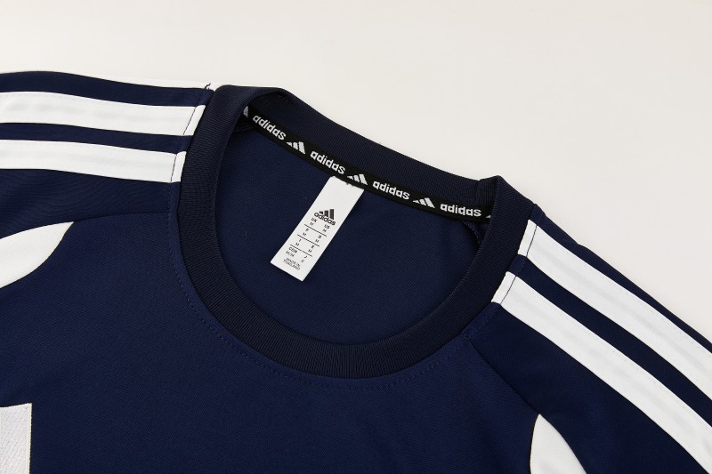 26/27 Adidas 14 Navy Short Sleeve+Soccer Shorts