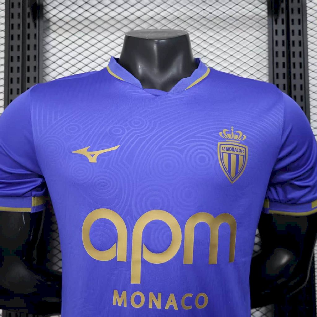 2025/26 Player Version Mens AS Monaco Away Jersey