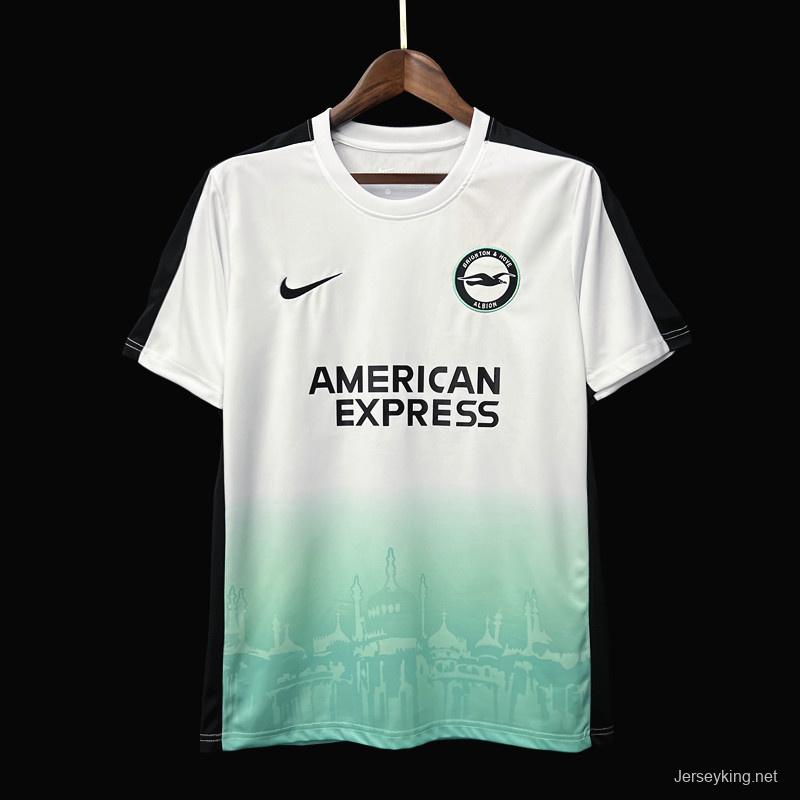 23/24 Brighton Europa League Version White Jersey