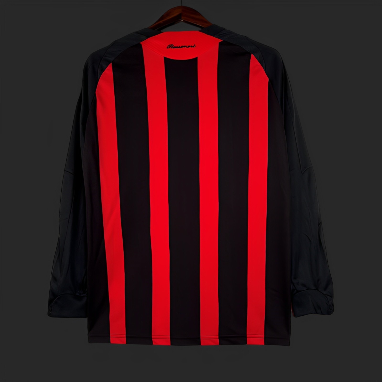 Retro 08/09 AC Milan Home Long Sleeve Jersey