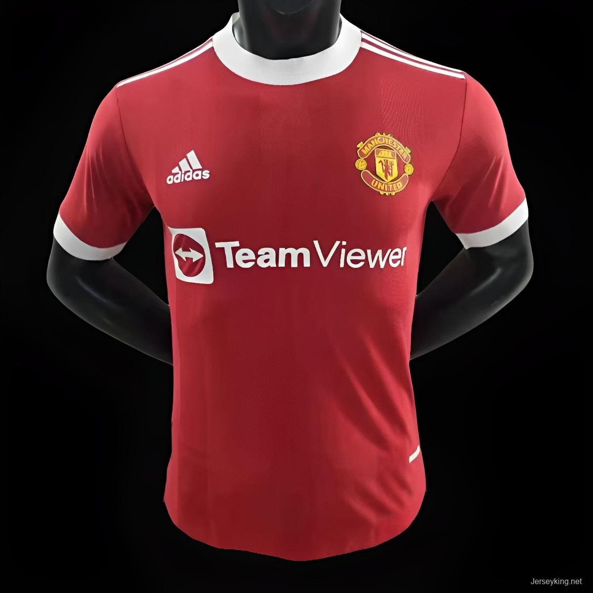 Player Version 21/22 Retro Manchester United Home Jersey