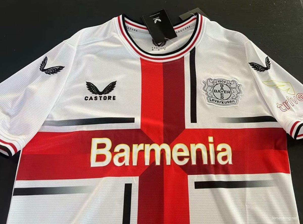 24/25 Bayern 04 Leverkusen Away White Jersey