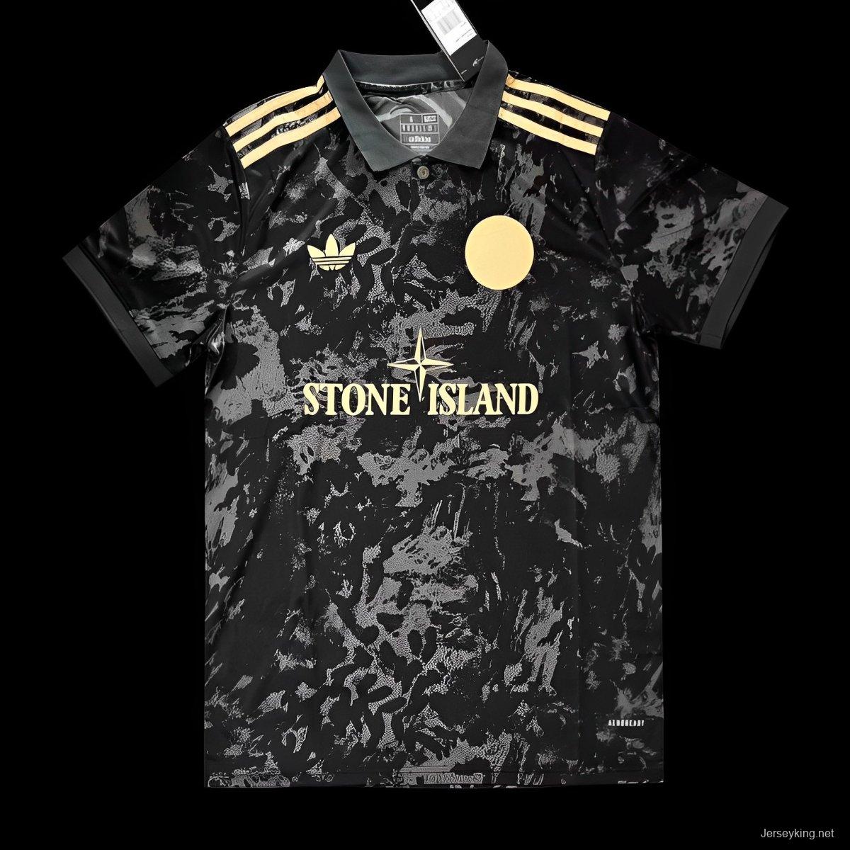 24/25 AJax x Stone Island Black Special Jersey