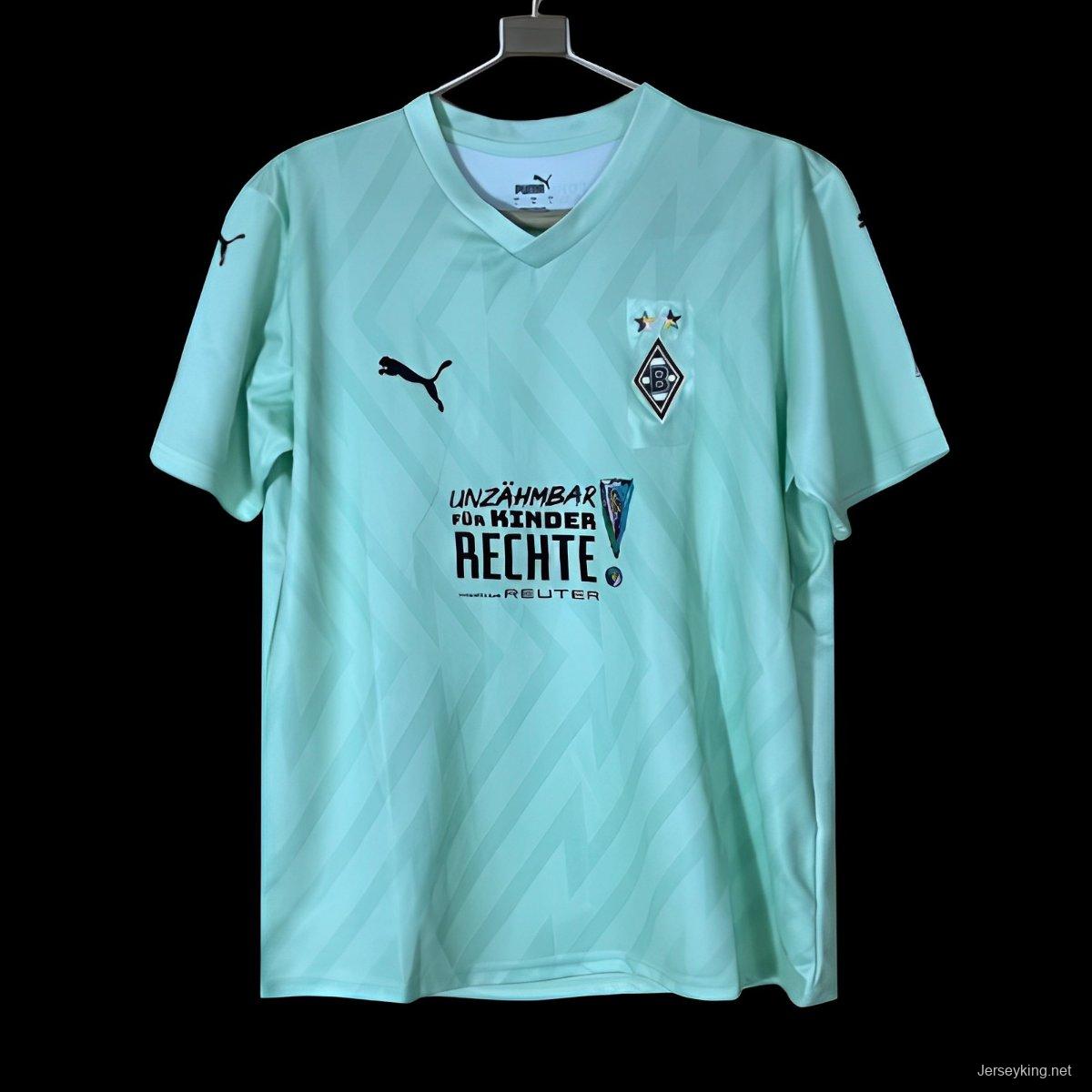 24/25 Borussia Mönchengladbach Children's Rights Special Green Jersey