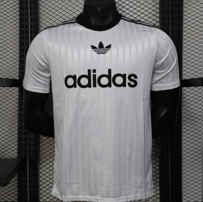 Player Version 2025 Adidas White with Striped Design Jersey