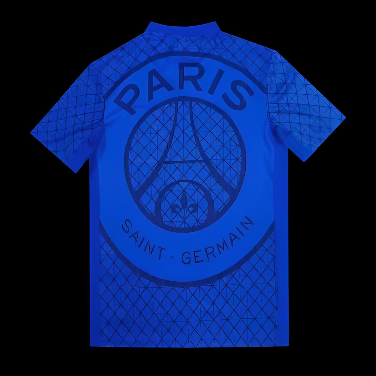 25/26 PSG Blue with Diamond Pattern Jersey
