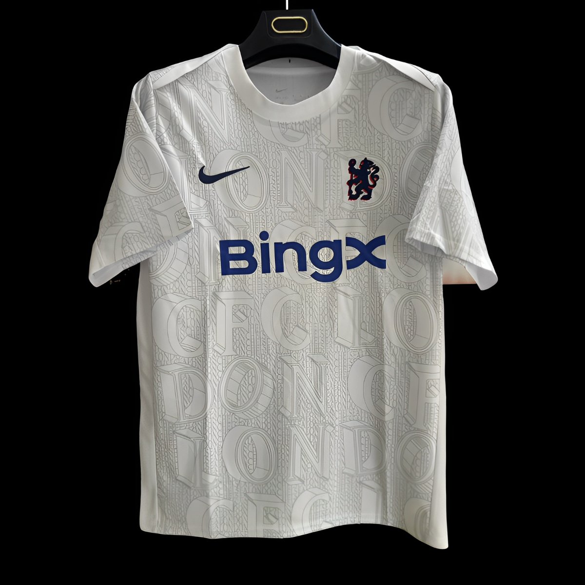 25/26  Chelsea Pre-match Jersey  LONDON Typography Pattern