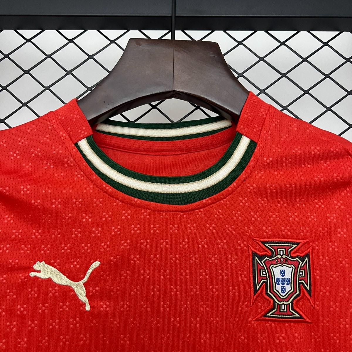 2025 Kids Portugal Home Long Sleeve Jersey