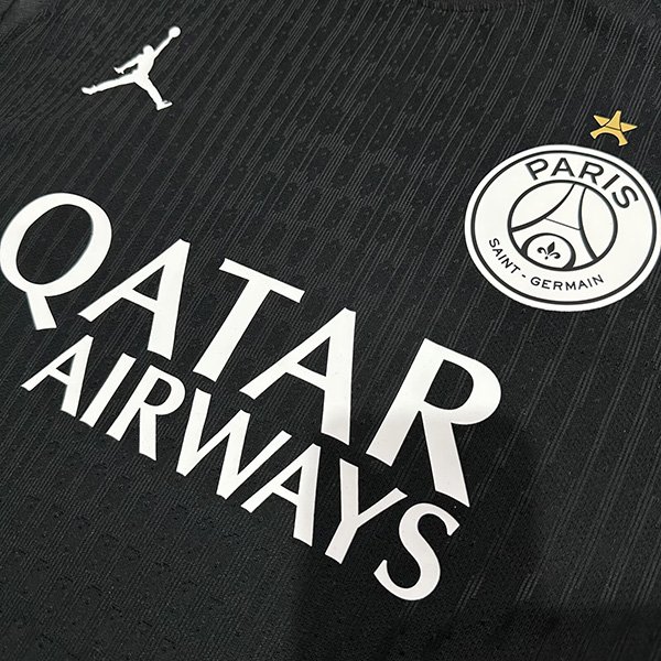 1 Star Player Version 25/26 PSG Black Champion Jersey