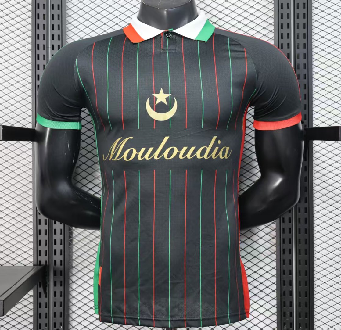 Player Version 25/26 CD Palestina Black Jersey