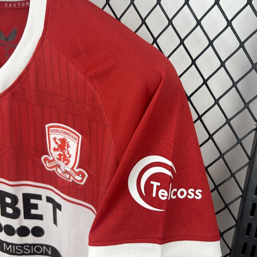 25/26 Middlesbrough Home Jersey