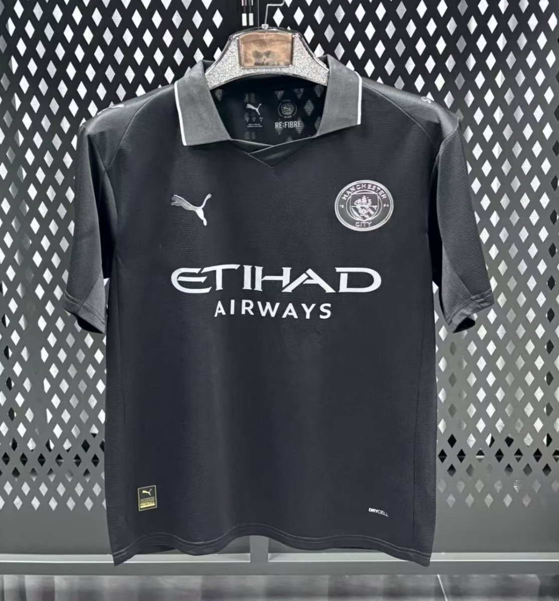 25/26 Manchester City Away Black Jersey